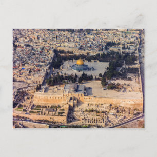 Temple Mount Old City Jerusalem Dome of the Rock Postcard