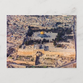 Temple Mount Old City Jerusalem Dome Of The Rock Postcard by EnhancedImages at Zazzle