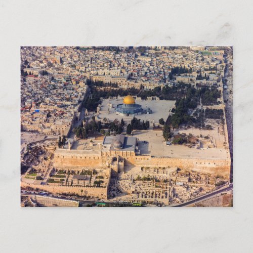 Temple Mount Old City Jerusalem Dome of the Rock Postcard
