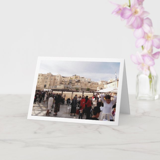 Temple Mount, Old City of Jerusalem, Israel Card (Orchid)