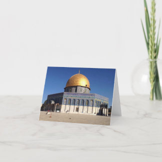 Temple Mount Thank You Card