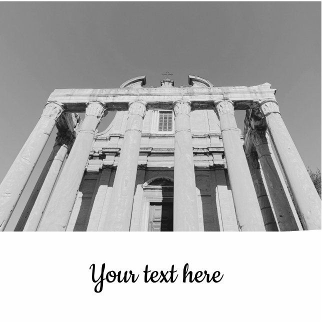 Temple of Antonino and Faustina  Cutout (Front)