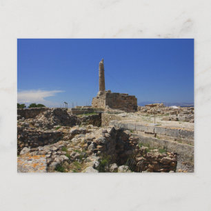 Temple of Apollo, Aegina Island, Greece Postcard