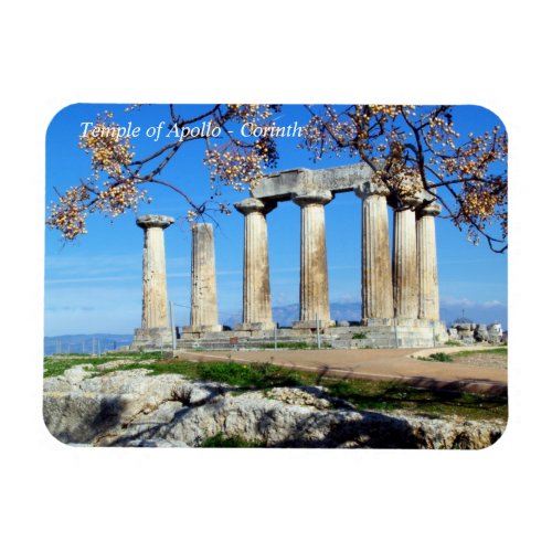 Temple of Apollo  Corinth Magnet