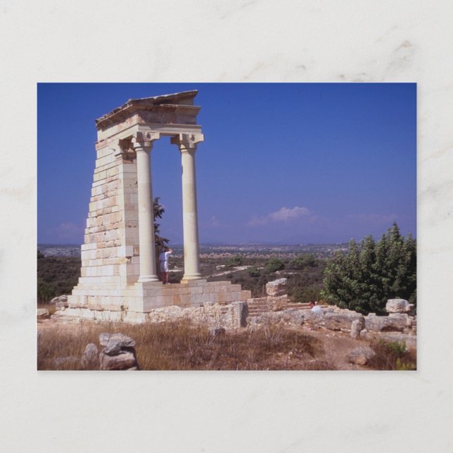 Temple of Apollo, Cyprus Postcard (Front)