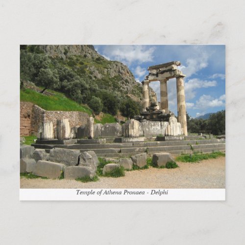 Temple of Athena Pronaea _ Delphi Postcard