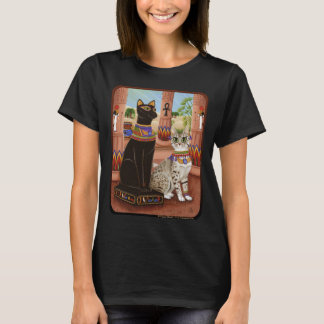 Temple of Bastet Egypt Bast Goddess Cat Art Shirt