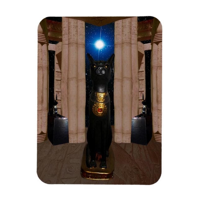 Temple Of Bastet Photo Magnet (Vertical)