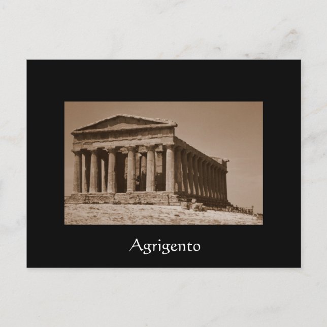 Temple of Concordia Postcard (Front)