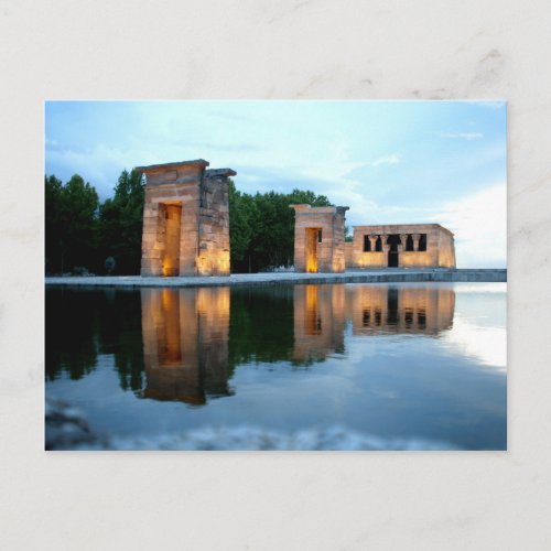 Temple of Debod _ Madrid Postcard