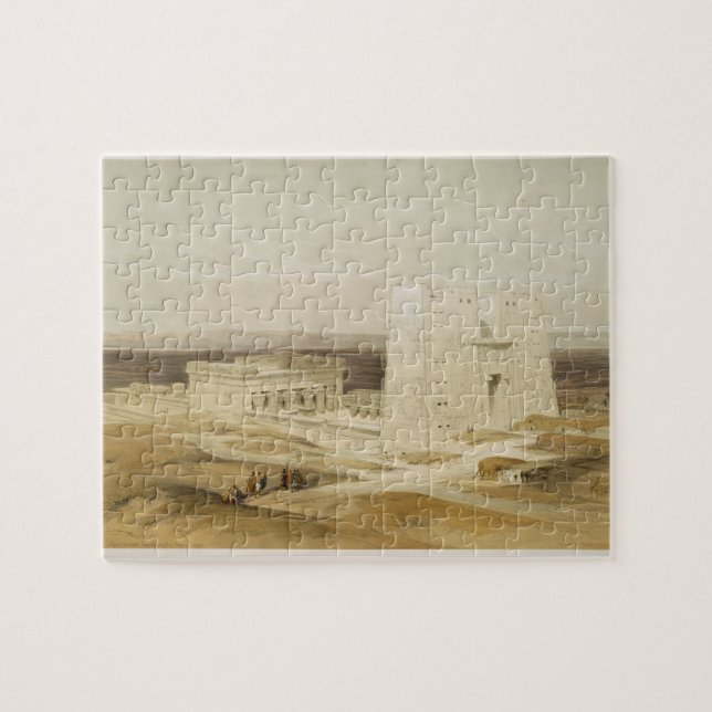 Temple of Edfu, ancient Apollinopolis, Upper Egypt Jigsaw Puzzle (Horizontal)