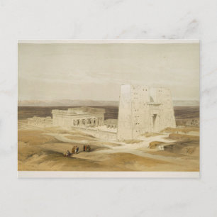 Temple of Edfu, ancient Apollinopolis, Upper Egypt Postcard