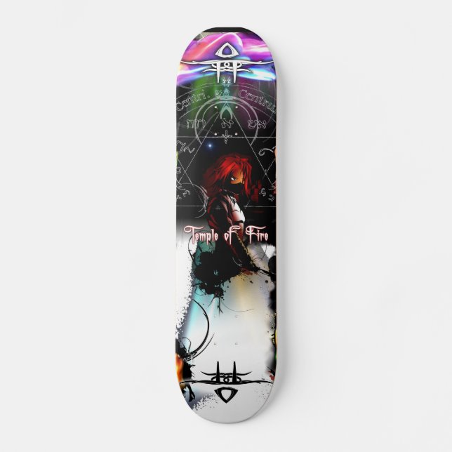 Temple of Fire - Spirt,Earth 7 7/8" Deck (Front)