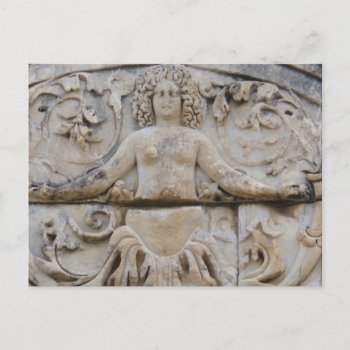 Temple Of Hadrian  Medusa -  Picture Of Medusa Postcard by historyluver at Zazzle
