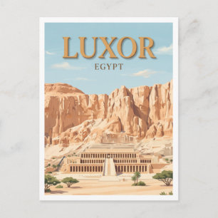 Temple of Hatshepsut Luxor Egypt Postcard