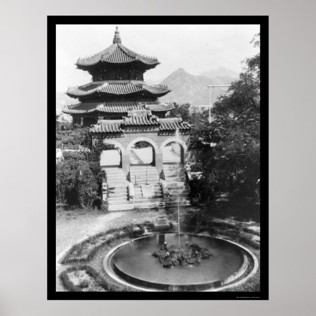 Temple of Heaven Seoul Korea 1925 Poster (Front)