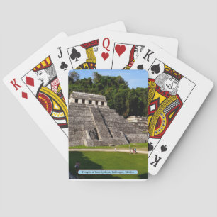 Temple of Inscriptions, Palenque, Mexico Poker Cards