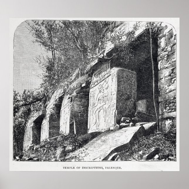 Temple of Inscriptions, Palenque Poster (Front)