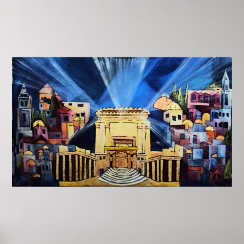 Temple of Jerusalem Poster