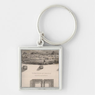Temple of Kaili, Island of Hawaii, Hawaii Keychain