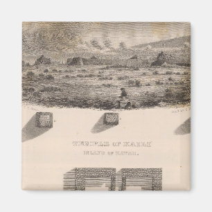 Temple of Kaili, Island of Hawaii, Hawaii Magnet