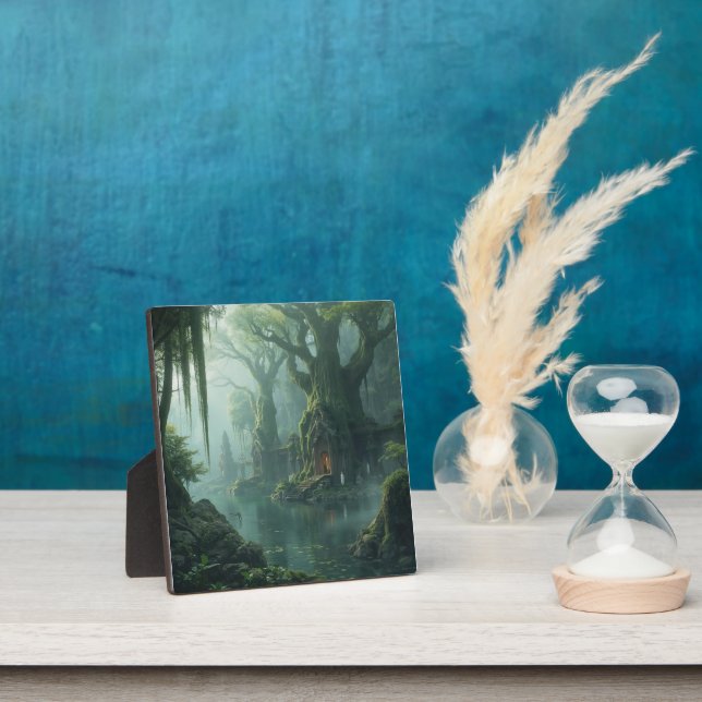 Temple of Moss and Mist Plaque (Insitu)