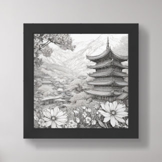 Temple of Nature Framed Art