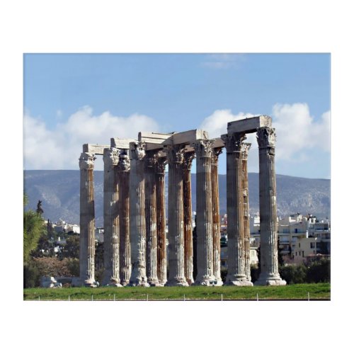 Temple of Olympian Zeus Acrylic Print