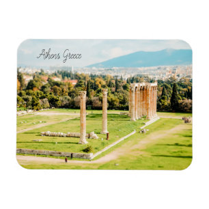 Temple of Olympian Zeus Athens – Ancient Greek  Magnet