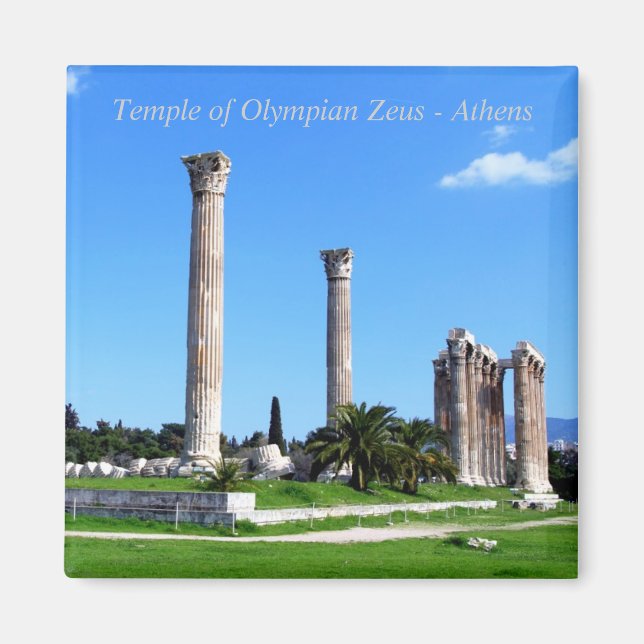 Temple of Olympian Zeus - Athens Magnet (Front)