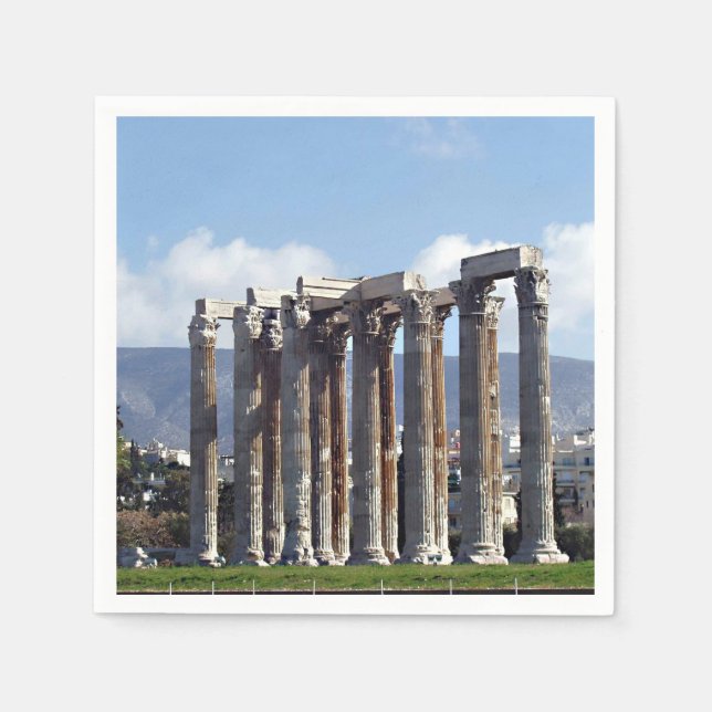 Temple of Olympian Zeus Napkins (Front)