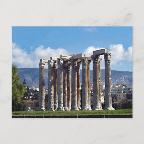 Temple of Olympian Zeus Postcard