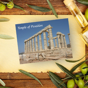 Temple Of Poseidon, Athene's Greece Postcard