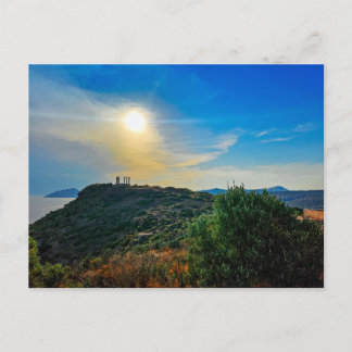 Temple of Poseidon, Cape Sounion, Greece Postcard