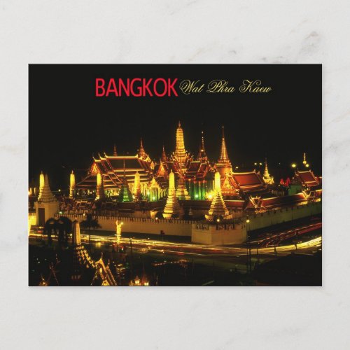 Temple of the Emerald Buddha Bangkok Postcard