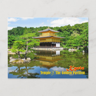 Temple of the Golden Pavilion, Kyoto, Japan Postcard