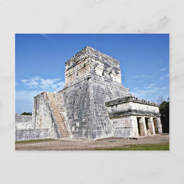 Temple Of The Jaguars, Chichen Itza Postcard (Front)