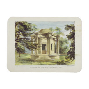 Temple of Victory, Kew Gardens, plate 19 from 'Kew Magnet