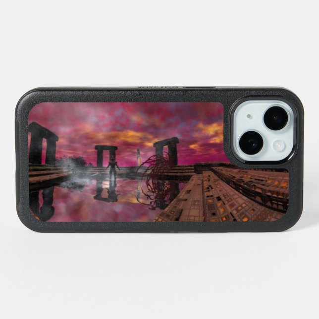 TEMPLE OF WATER iPhone CASE (Back Horizontal)