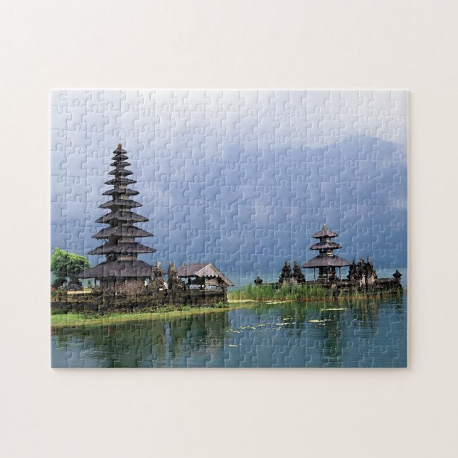 Temple on a Lake Jigsaw Puzzle (Horizontal)