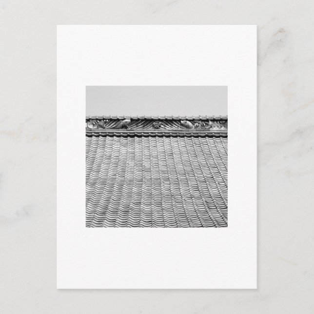 Temple Roof: Kyoto Postcard (Front)