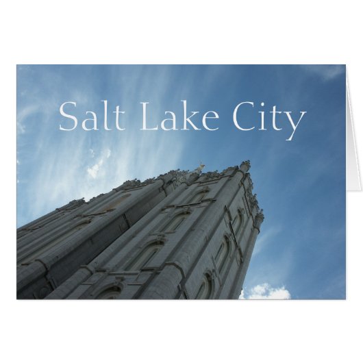 Temple, Salt Lake City Cards (Front Horizontal)