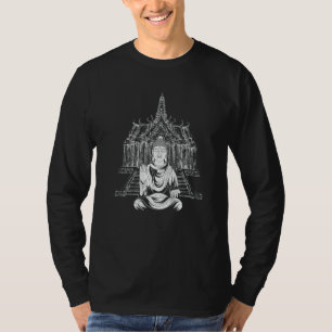 Temple Spiritual Buddhist Zen Buddhism Meditation  T-Shirt