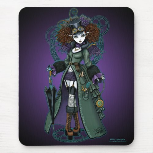 Temple Steampunk Time Traveler Vampire Mousepad