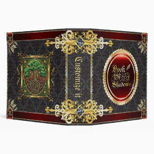 Temple Stone Medieval Witchcraft Book Of Shadows 3 Ring Binder