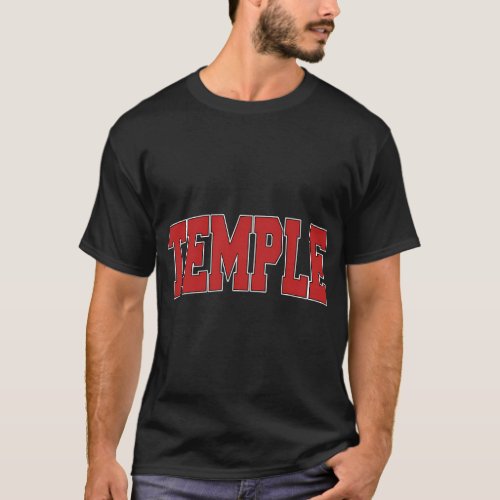 Temple Tx Texas Varsity Style Usa Sports T_Shirt