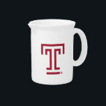 Temple University Institutional Mark Beverage Pitcher<br><div class="desc">Check out these new Temple University designs! Show off your TU Owls pride with these new Temple University products. These make perfect gifts for the Temple Owls student, alumni, family, friend or fan in your life. All of these Zazzle products are customizable with your name, class year, or club. Go...</div>
