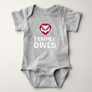 Temple University | Temple Owl Crest 2 Baby Bodysuit