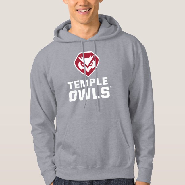 Temple University | Temple Owl Crest 2 Hoodie (Front)