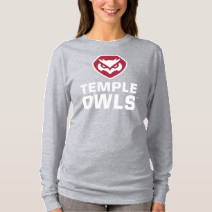 Temple University Temple Owl Crest 2 T-Shirt